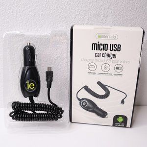 iessentials micro usb car charger for android